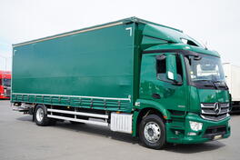 Mercedes Benz - ANTOS / 1833 / ACC / Euro 6 / RAMPA / 21 PALETA / DUŽINA 8,6 M / KAMION SA CERADO...