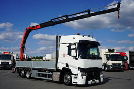 Renault - T 480 / 6 X 2 / SANDUK + HDS / PALFINGER PK 24.001 / DALJINSKO UPRAVLJANJE / KAMION SA ...