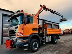 Scania - G360 / 4 X 4 / PALFINGER PK11002 / KRAN / Euro 5 / KAMION KIPER / INF-0034