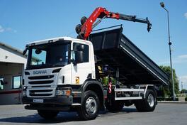 Scania - P 280 / 4X2 / Kiper + HDS HMF 635 K2 / Radio daljinsko upravljanje / KIPER KAMION / IMP-...