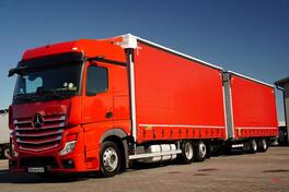Mercedes Benz - ACTROS 2545 / Tandem set 120 m3 / Prolazni / BigSpace / KAMION SA CERADOM + PRIKO...