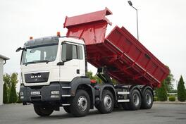 MAN - TGS 35.400 / 8x4 / KIPER SA ISTOVAROM NA DVE STRANE / HIDRAULIČNA STRANICA / MEILLER / KIPE...