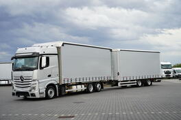 Mercedes Benz - Actros / 2548 / ACC / Euro 6 / MP5 / 120 m³ / Ceradna nadgradnja / Kamion + priko...
