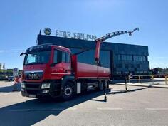MAN - TGS 26.360 / 6x2 / PALFINGER PK 27002 SH / Fly Jib / Kamion sa ravnom platformom / STR-0738