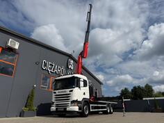 Scania - G 320 / kran / kamion sa ravnom platformom / JOA-0325