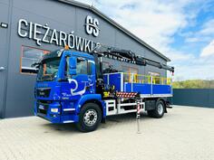 MAN - TGM 18.250 / HDS kran sa daljinskim upravljanjem i grabilicom / kamion sa platformom / JOA-...