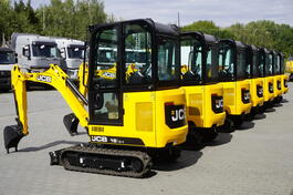 JCB - 16 C-1 mini gusenični bager / Novi/ džojstici / 7 kom. / Mini bager / FHM-0455