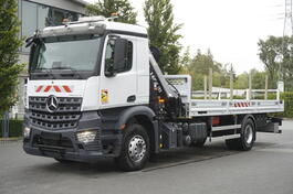 Mercedes Benz - Arocs 1833 4x2 / 50.000 km / HIAB X-HIPRO 192 ES-3 kran / Kamion sa otvorenom pla...