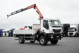 Iveco - TRAKKER / 310 / EEV / 4 X 4 / PALFINGER PK 12000 kran / KAMION SA SANDUKOM I HDS DIZALICO...