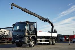 Mercedes Benz - AROCS 2636 / 6 X 4 / SANDUK 6,8 M / HDS FASSI F175A.2.23 / KAMION SA PLATFORMOM I...