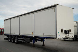 Lecitrailer - / KONTEJNER / OJAČAN POD / OTVARAJUĆE BOČNE STRANICE / POLUPRIKOLICA SA SANDUKOM / ...
