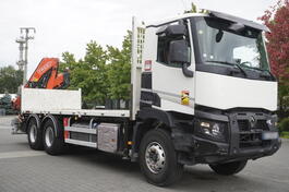 Renault - C380 DTI 11 / 6x4 / Fassi F235A.0.24 E kran / 150.000 km / kamion sa otvorenom platform...