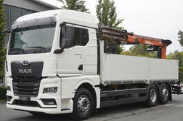 MAN - TGX 26.470 6x2-4 / 30 hilj. km / Atlas 170.2VB-A12 kran / otvorena platforma / kamion / FHM...