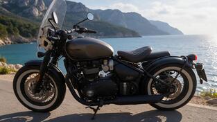Triumph -  Bonneville Bobber Black