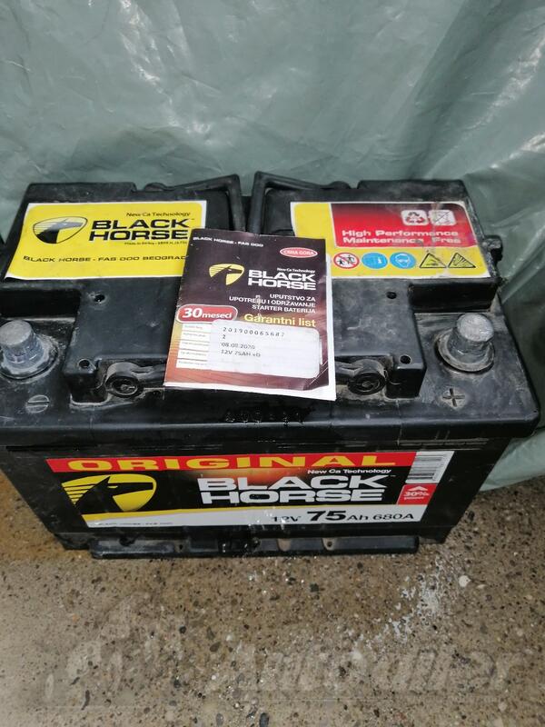 Akumulator Black Horse - B 12V - 75 Ah