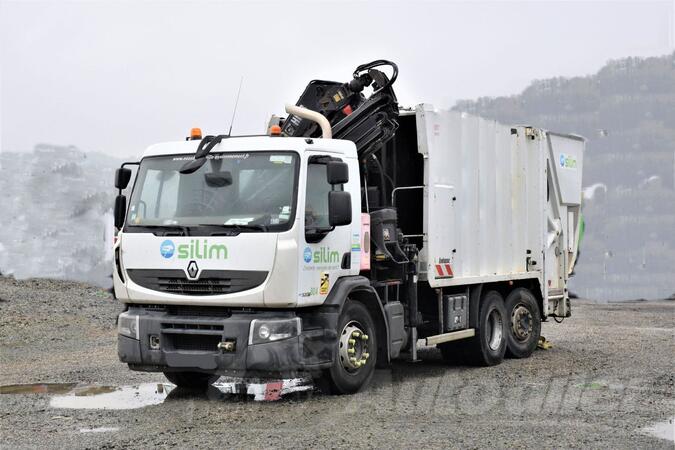 Renault - PREMIUM 320 DXI Kamion smećar + Kran HIAB