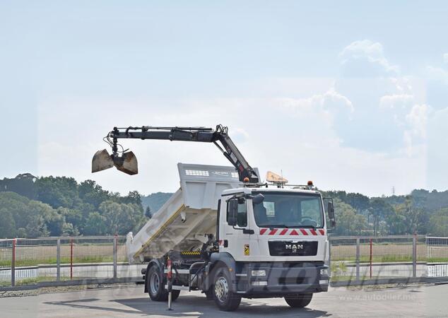 MAN - TGM 18.290 / Dvostrani Kiper + Kran HIAB