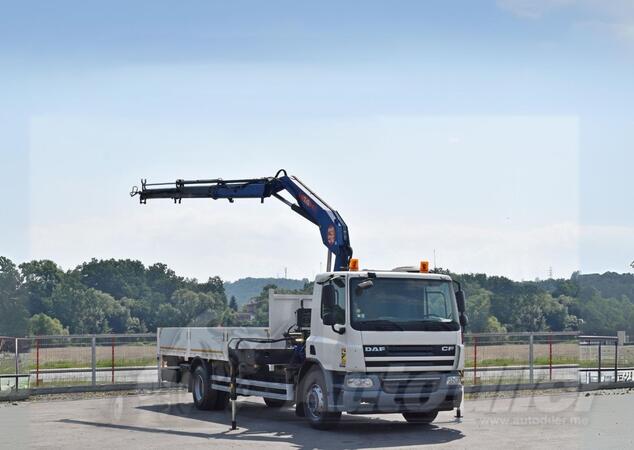 DAF - CF 65.300 / Ravna platforma + Kran PM