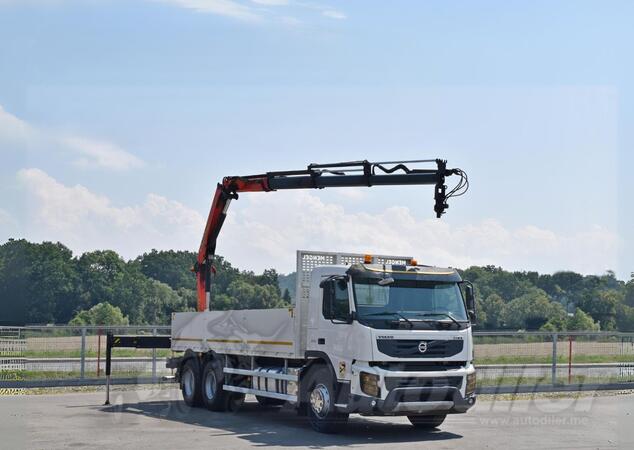 Volvo - FMX 370 6x4 / Ravna Platforma + Kran PALFINGER
