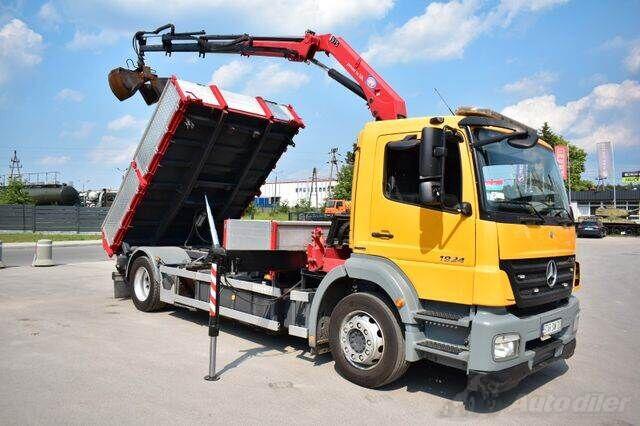 Mercedes Benz - AXOR 1824 / Kiper / Kran HMF