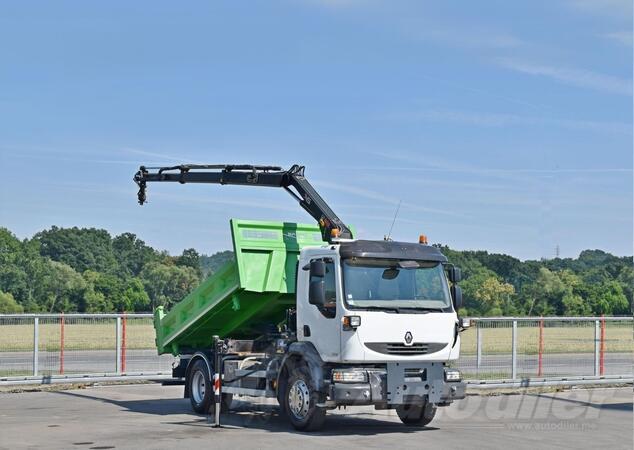 Renault - MIDLUM 220 DXi / Kiper + Kran HIAB