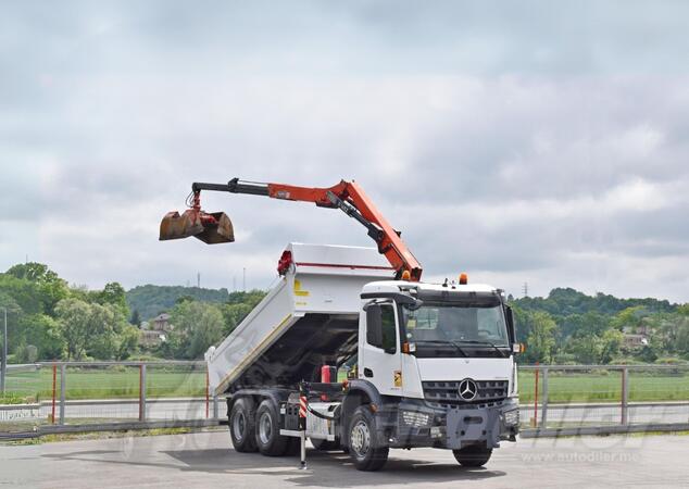 Mercedes Benz - AROCS 2635 / Dvostrani Kiper + Kran FASSI