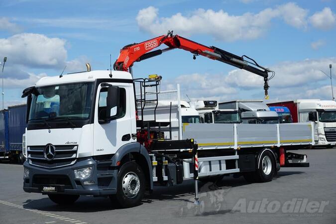 Mercedes Benz - ANTOS 1830 / Ravna platforma + Kran FASSI