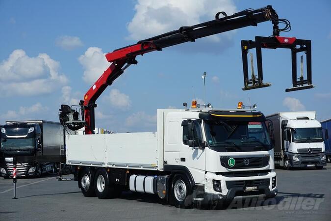 Volvo - FMX 370 / Ravna platforma + Kran HMF