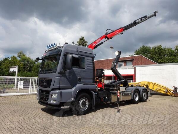 MAN - 26.500 / Rol kiper + Kran FASSI