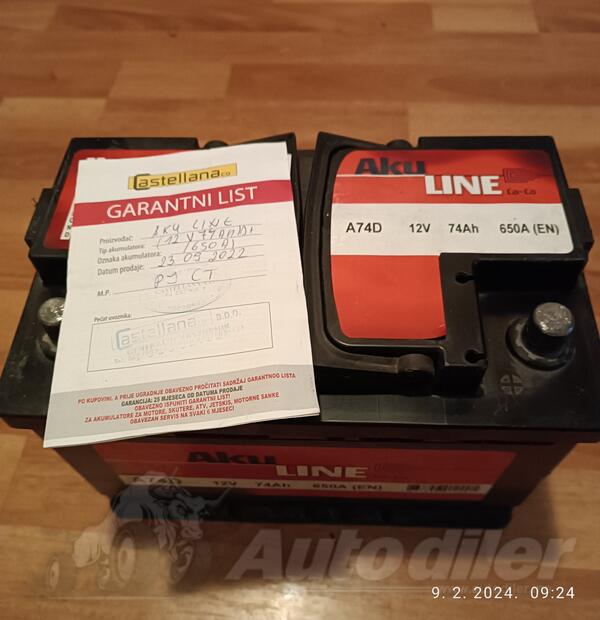 Akumulator Loxa -  12V - 74 Ah