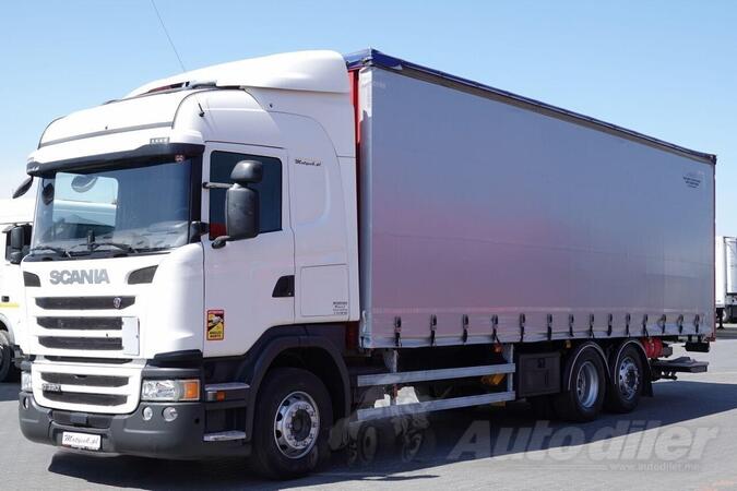 Scania - G 320 6x2 / Cerada / Rampa