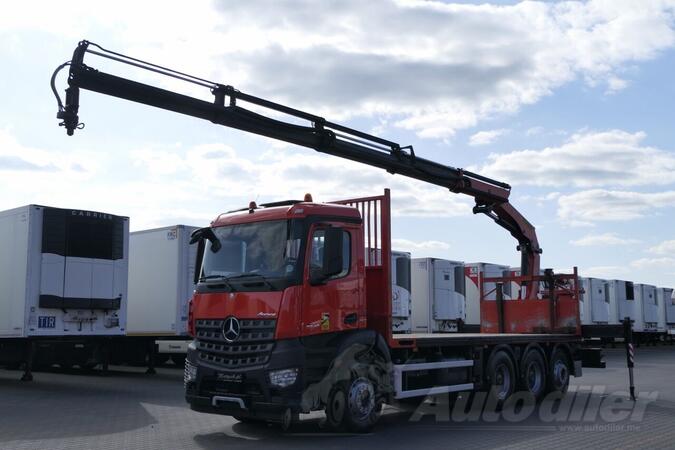 Mercedes Benz - Benz ACROCS 3240 8x4 / Ravna Platforma + Kran PALFINGER