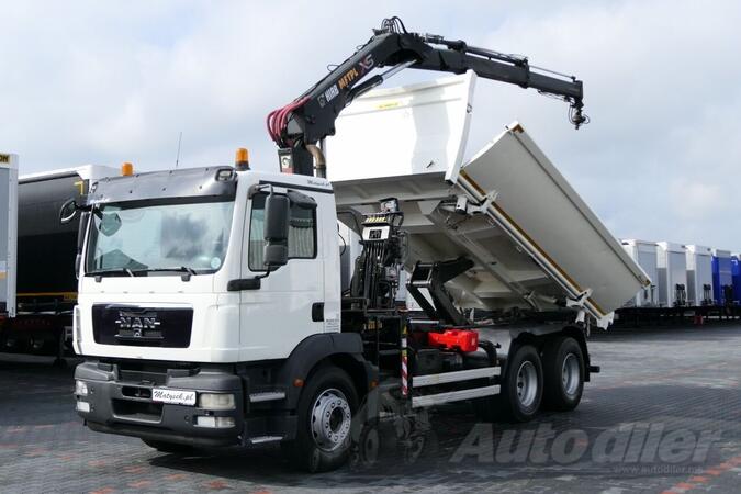 MAN - TGM 26.340 6x4 / Dvostrani Kiper + Kran HIAB