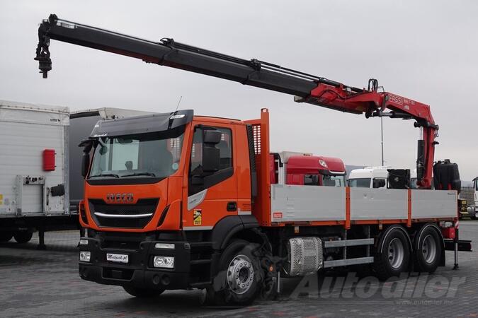 Iveco - 420 / Ravna Platforma + Kran FASSI