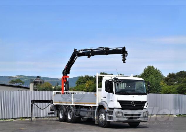 Mercedes Benz - AXOR 2633 / Ravna platforma + Kran