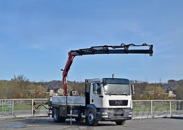 MAN - TGM 18.340 / Ravna Platforma + Kran FASSI