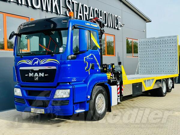 MAN - TGS 26.360 / Autotransporter + Kran HMF