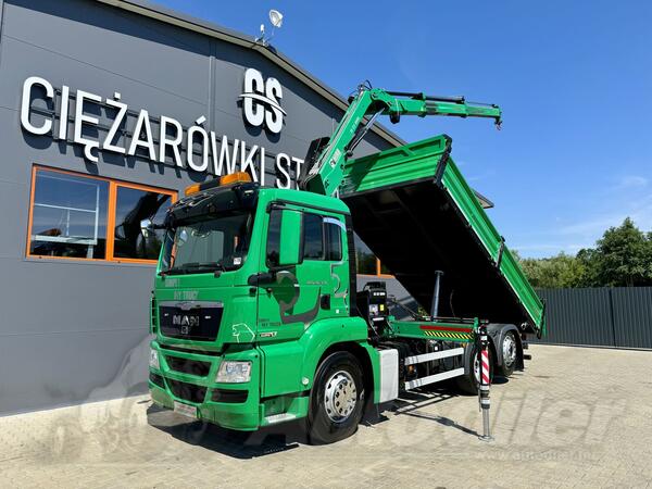 MAN - TGS 26.320 / Trostrani Kiper / Kran HIAB