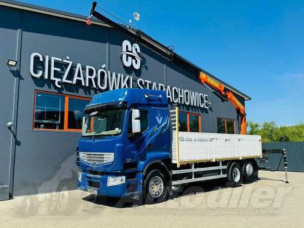 Renault - Premium 450 / Ravna Platforma + Kran PALFINGER