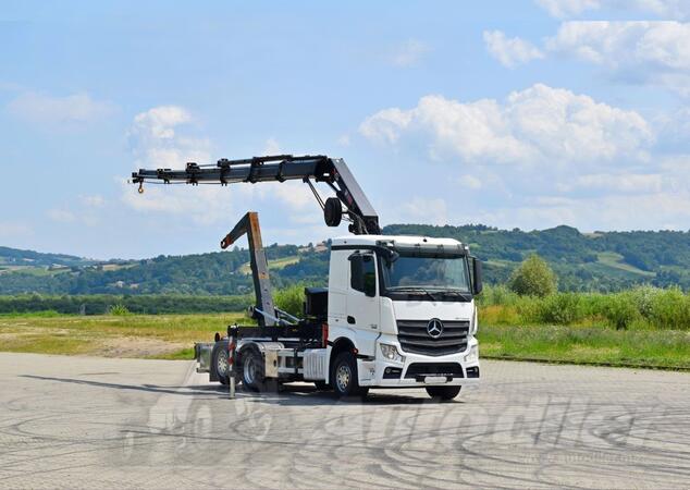 Mercedes Benz - Actros 2545 / Rol Kiper + Kran HIAB