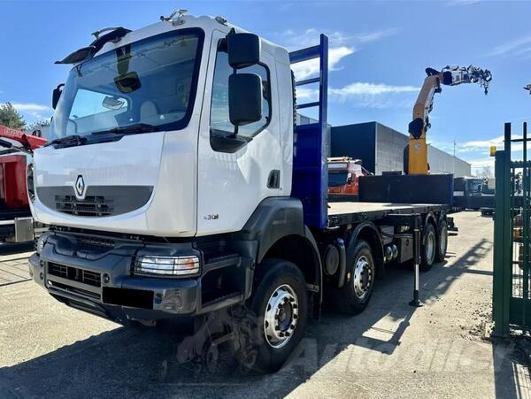 Renault -  KERAX 430 DXI 8x4 Ravna Platforma/Kran EFFER