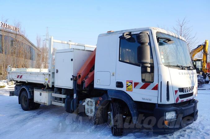 Iveco - Eurocargo 120E18 / Trostrani  Kiper + Kran PALFINGER