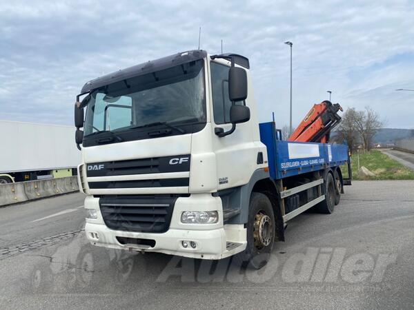 DAF - CF 85.410 / Ravna Platforma + Kran PALFINGER