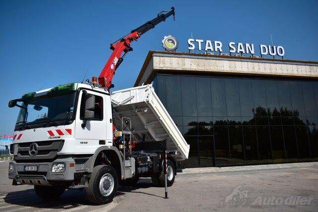 Mercedes Benz - ACTROS 1848 4x4 / Kiper / Kran HMF