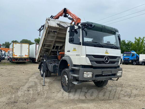 Mercedes Benz - AXOR 1833 / Kiper + Kran ATLAS