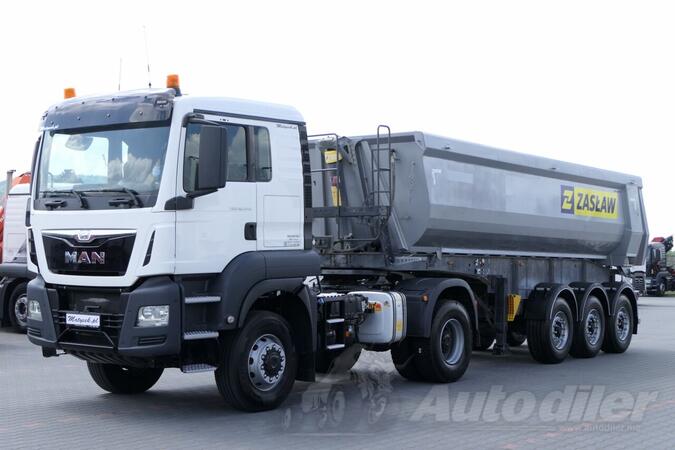 MAN - TGS 440 4x4 / Tegljač + Poluprikolica ZASLAW