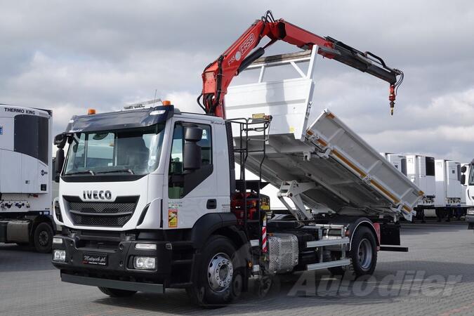 Iveco - STRALIS 330 / Dvostrani Kiper + Kran FASSI