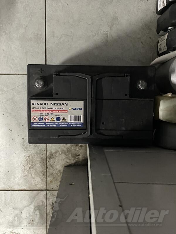 Akumulator Varta - Renault Nissan EFB 70 ah 12V - 70 Ah