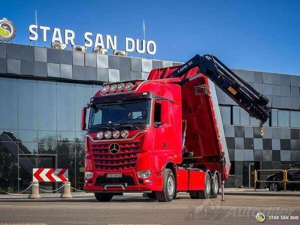 Mercedes Benz - AROCS 3358L 6x4 HIAB 192X-HIPRO E-6 kiper + kran / STR-0424