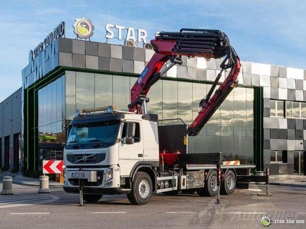 Volvo - FM 420 6x2 HMF 3820-K6 Fly Jib kamion platforma + kran / STR-0425